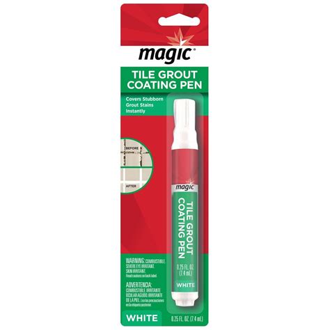 Say Hello to Perfectly White Grout with the Magic Tile Grout Coating Pen